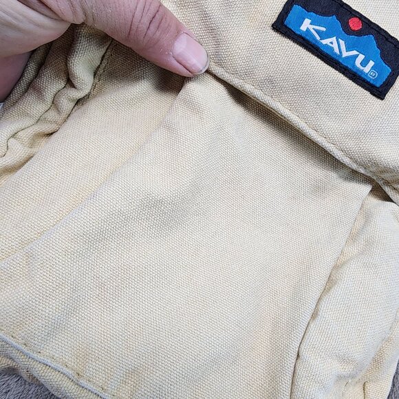 Kavu Bag Womens 11x8 Tan Cotton Mini Crossbody *Read* - Picture 2 of 14